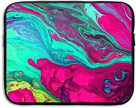 PopKindom Laptop Sleeve Laptop Sleeve Case Tie Dye Neoprene Carrying Bag Briefcase Handbag For 13 Inch For All Computer Ultrabook/Lenovo Dell/MacBook Pro/Macbook Air