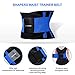 SHAPERX Women's Waist Trainer Belt Waist Training Corset Waist Cincher Slimming Body Shaper for an Hourglass Weight Loss Workout Gym Fitness Trimmer Slimmer Shaper, SZ8002-Blue-S