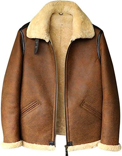 定番から日本未入荷 B 3 B2 本革 メンズ 爆撃機 アメカジファッション定番 フライトジャケット最強防寒ライダース プレミアムムートン羊毛革