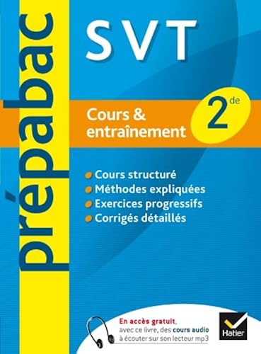 Download SVT 2de - Prépabac Cours & entraînement: Cours, méthodes et exercices - Seconde PDF