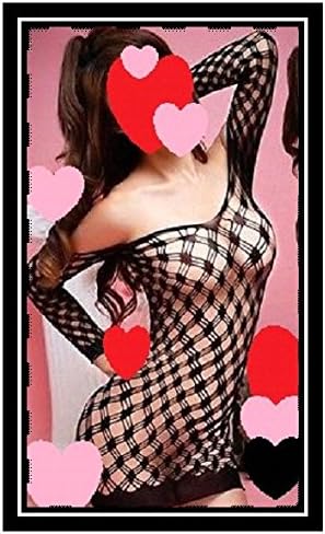 BARE NECESSITIES BLACK SEXY WOMEN BABY DOLL FISHNET LINGERIE NIGHTWEAR
