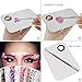 Miayon Professional Pro Lady Stainless Steel Cosmetic Makeup Palette Spatula Stainless Steel Makeup Palette Artist Cosmetic Palette with Spatula Tool 6''x4'' Sliver