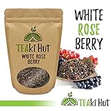 White Rose Berry 2 Ounce (30 Servings): Invigorating Acai Tea from TEAKI Hut, 3 Time Award Winners for Organic Loose Leaf White Tea