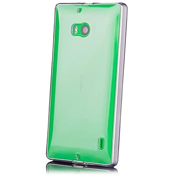 iCues Schutzhülle kompatibel mit Nokia Lumia 930 Transparent TPU Case Klar | [Display Schutzfolie Inklusive] Transparent Klar