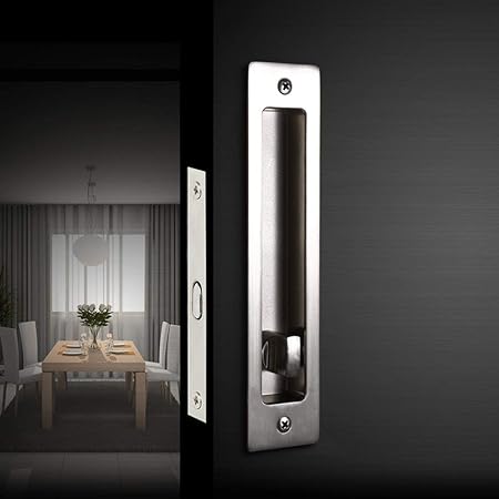Amazon Com Ccjh Invisible Door Locks Handle With Keys For Sliding
