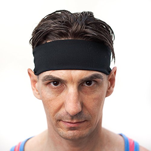 Red Dust Active Mens Sweatband/Headband Guys Workout Head Tie Great