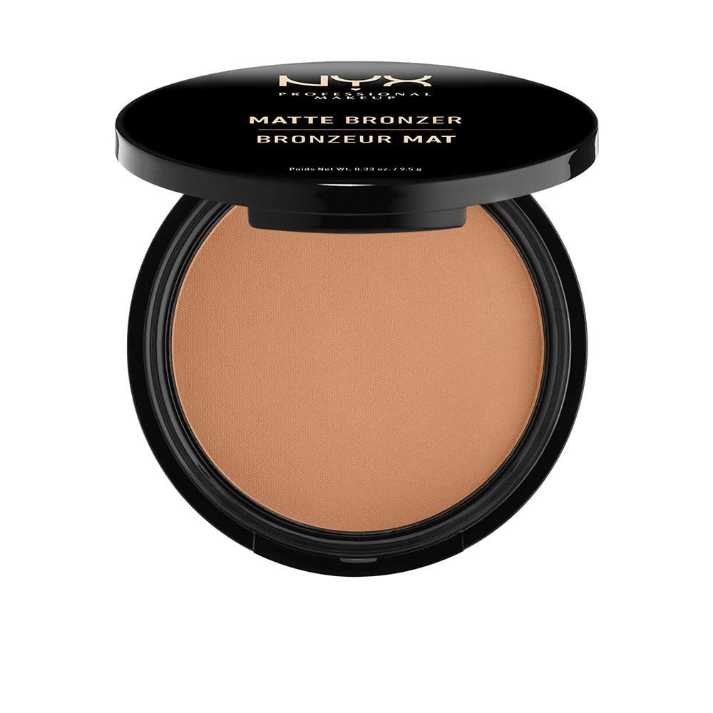NYX Professional Makeup Matte Body Bronzer, Pressed Powder, Shimmer Free, Vegan Formula, Light