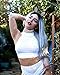 iHeartRaves White Sheer Mesh Halter Crop Top Shirt (One Size)