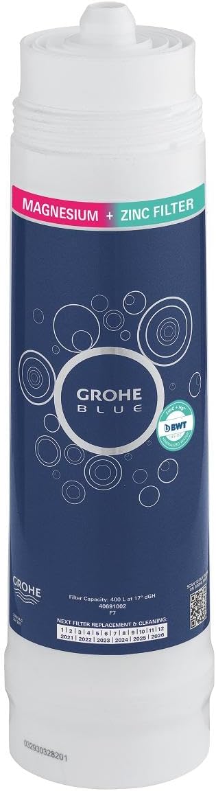 GROHE Blue Magnesium Zinc Filter 400L Home Professional Red Pure Water