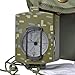 Wailea Fitness Military Lensatic Sighting Compass with Water Resistant Pouch