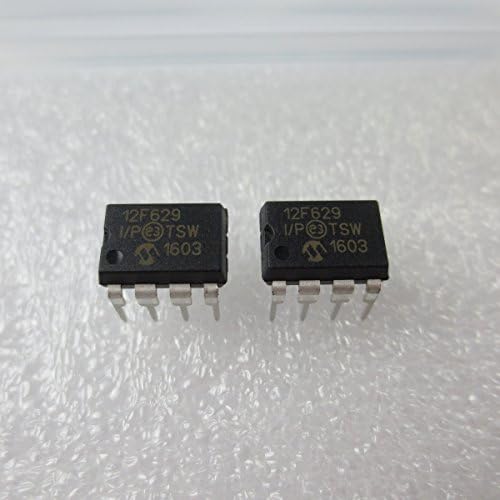 (2PCS) PIC12F629-I/P DIP-8 8-Pin, Flash-Based 8-Bit CMOS Microcontrollers