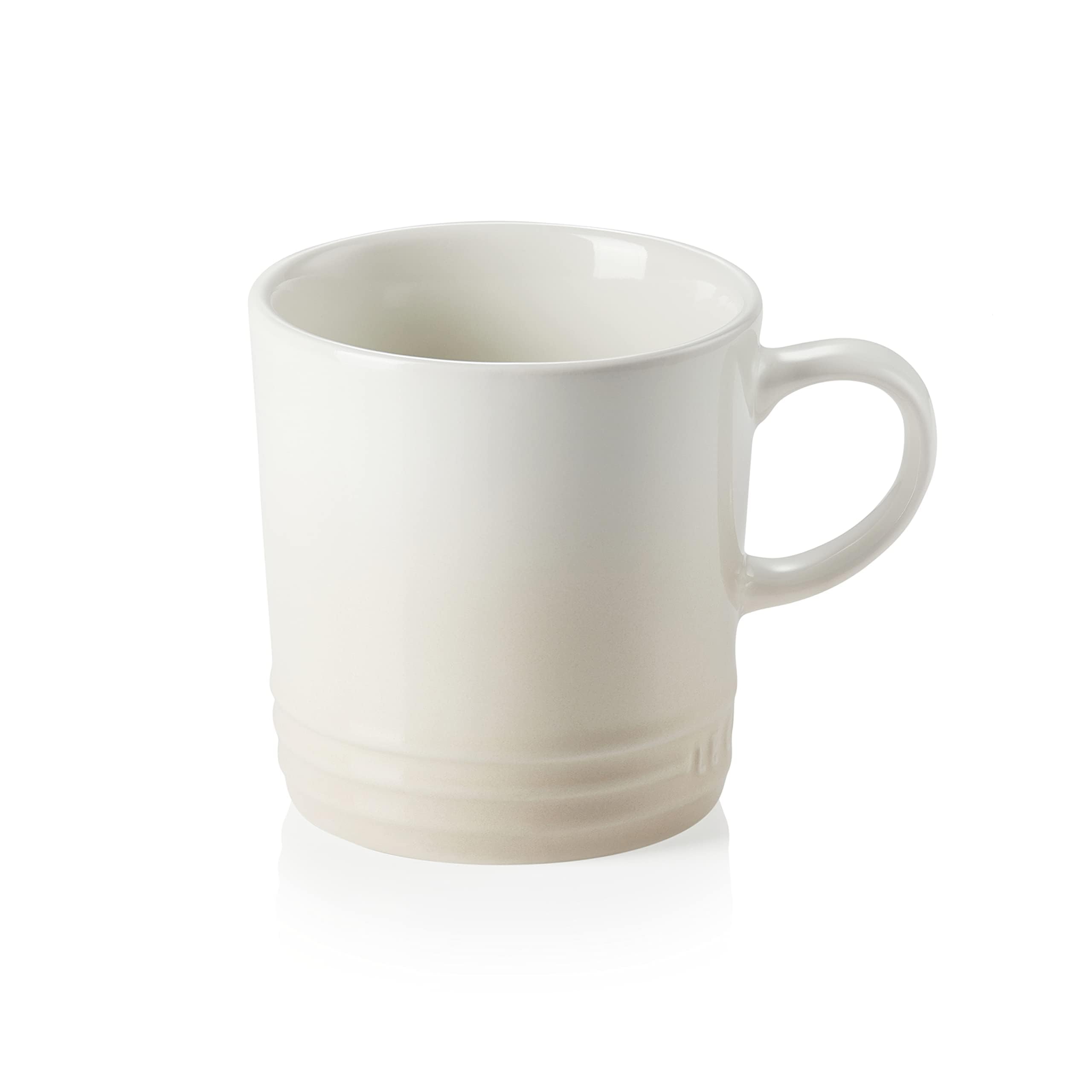 LE CREUSET Stoneware Coffee Mug, 350 ml, Meringue, 70302357160002