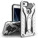 ZIZO Static Series for iPhone 8 Case Military Grade Drop Tested with Built in Kickstand iPhone 7 iPhone 6s Case Silver Black