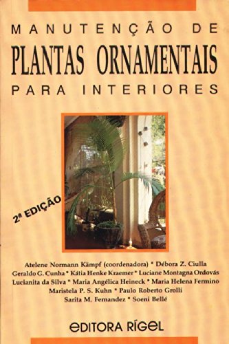 Livro Manutenção De Plantas Ornamentais