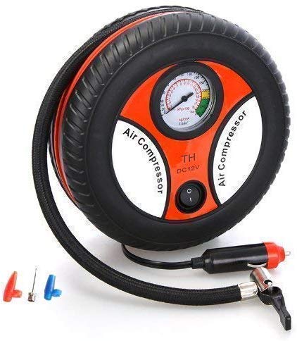 NHGB Enterprise Portable Electric Mini DC 12V Air Compressor Pump for Car and Bike Tyre Tire Inflator| Multicolour NHGB Enterprise Portable Electric Mini DC 12V Air Compressor Pump for Car and Bike Tyre Tire Inflator| Multicolour