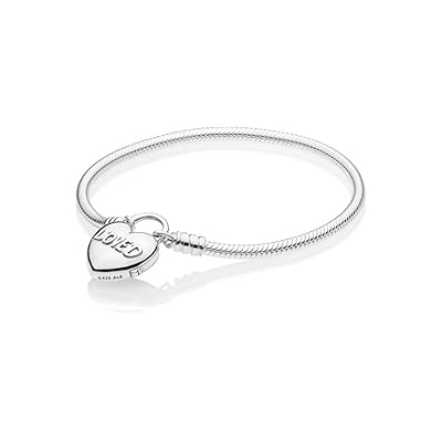 PANDORA Moments Silver Padlock Bracelet with Heart Nigeria Ubuy