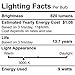 TORCHSTAR A19 LED Light Bulbs 60W Equivalent, UL Listed, 3000K Warm White, Dimmable, 9W, 800lm, Flicker Free, E26 Standard Base LED Bulb for Ceiling Fan, Lamp, 15,000hrs, Pack of 6