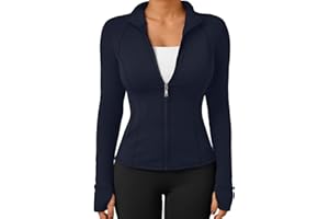 Trendy Queen Womens Lightweight Zip Up Jackets 2025 Athletic Hoodies Fall Gym Shirts Running Workout Clothes with Pocket