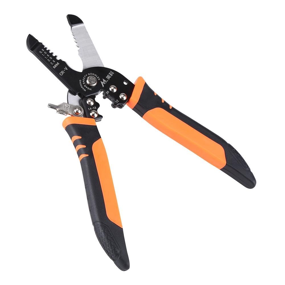 Multi-functional Wire Stripper, Professional Plier Electrician Stripping Crimping Clamping Cutting Hand Tool - Crimper, Pliers, Cutter