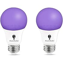 UV LED Black Light Bulb, 6W A19 E26 UV Blacklight Bulb UVA Level