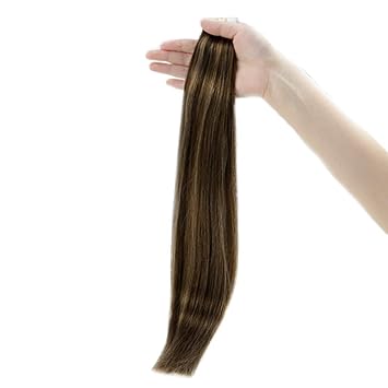 Runature Tape In Piano Color Hair Extensions Human Hair 2 Darkest