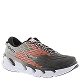 Hoka One One Vanquish 2 Grey/Orange Flash Running Shoe 10.5 Men US