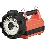 Streamlight 45665 E-Flood LiteBox High Lumen Rechargeable Floodlight with 12-Volt DC Charger and Shoulder Strap, Orange