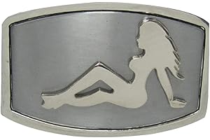 LKMY Beautiful Fashion 3D Pretty Girl With Belt Buckle,Western American Sexy Girl Belt Buckle (F)
