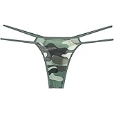 SAKVILSEC Cotton G String Thongs For Women Sexy Seamless Underwear High Waisted Breathable Lingeries