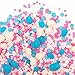 Flavored Candy Sprinkles | MERMAID LAGOON 8oz | Made From Candy! | Gluten Free. Nut Free. Dairy Free. | Vanilla. Blue Raspberry. Strawberry.
