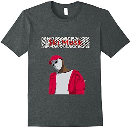 Men's Ski Mask logo style shirt 2XL Dark Heather