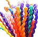 Aiernuo KUMEED 100 pcs Party Balloons 10 Inches Thick Latex 180g/bag Pearlized Balloon Party Supplies (Spiral Balloons)