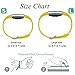 Wishesport For Fitbit Charge 2 Bands Special edition Replacement Bands Accessory Sport Bands Strap for Charge 2 HR Fitness dot L Yellow