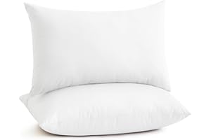 puredown® 12x20 Pillow Inserts, 2 Pack Soft Lumbar Pillows Filled with Plump Stuffer, Rectangle Decorative Pillows for Couch, Sofa, Bed and Home Decor