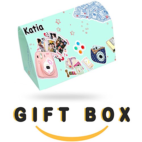 Katia Sprocket Portable Photo Printer Accessories Kit for HP X7N07A, Polaroid ZIP Mobile Printer / Print Social Media Photos on 2x3 Sticky with Hard Shell Case, Calendar Album, Frames - Rosa