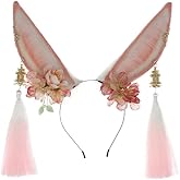 Faylay Women Cosplay Bunny Ears Rabbit Headband Animal Ears Furry Bunny Ears Party Accessories