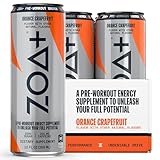 ZOA+ Pre-Workout Sugar-Free Energy Drink, Orange