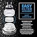 NatureSpa Filtered Shower Head - Anti-Clog Anti-Leak Fixed Chrome Showerhead With Filter - Ultimate Shower Experience Even At Low Water Flow & Pressure - Save Money & Water & Prevent Harmful Chemicals