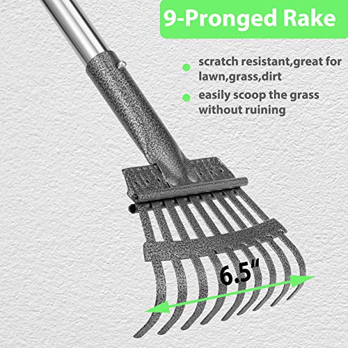 Snagle Paw Dog Pooper Scooper,Tray and Rake Set Poop Scooper for Dogs