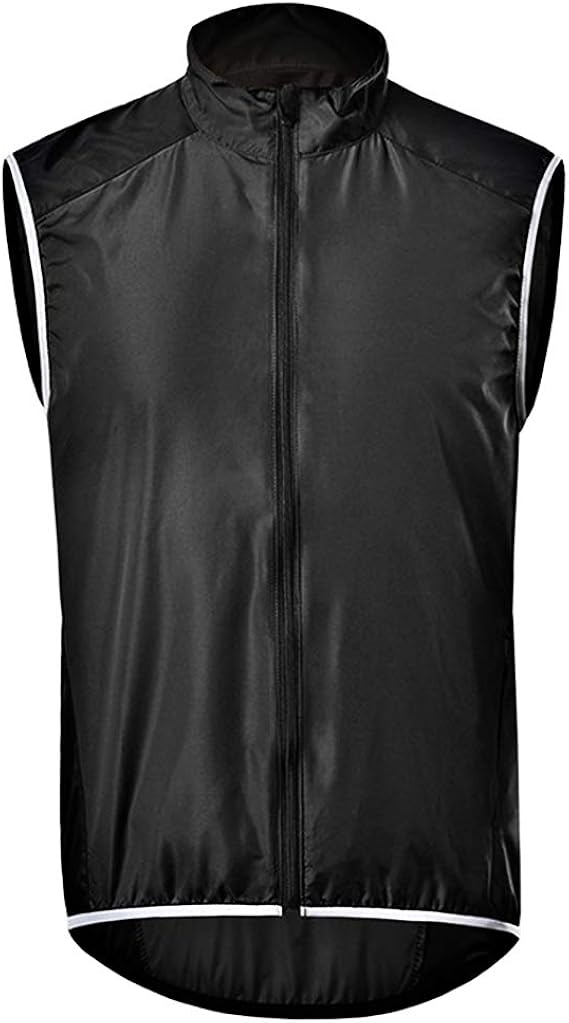 AMEA Cycling Running Vest Sleeveless, Ultralight Reflective Bicycle