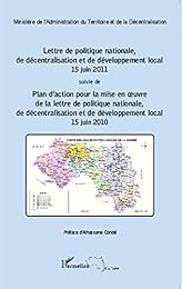 Lettre de politique nationale, de décentralisation et de développement local, 15 juin 2011