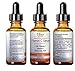 Umber NYC Anti-Aging Vitamin C Serum with Hyaluronic Acid and Vitamin E - Tropical Facial Serum, 1 fl. oz. / 30 ml