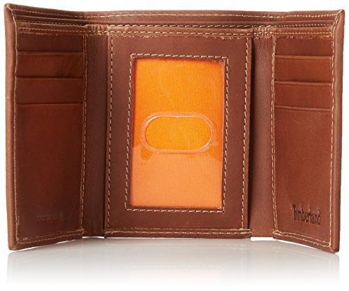 Timberland Men's Hunter Trifold Wallet, Brown, One Size