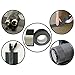 EONBON Gaffer Tape Black 2 Inch x 30 Yards, Heavy Duty Waterproof Gaffers Tape Cloth Self Adhesive Tape, Easy to Tear, Matte Non-Reflective Finish