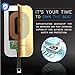Apple Gold Receiver Compatible with iPhone 7, 7 Plus, 6, 6 Plus, 6s, 6s Plus, 5, 5s, 5c Fast Speed Wireless Qi Charger: The Piece You were Missing,This Card Works with Any Charging Pad.