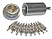 Access Valve Core Remover Installer + 10 Replacement Cores for AC & Refrigeration