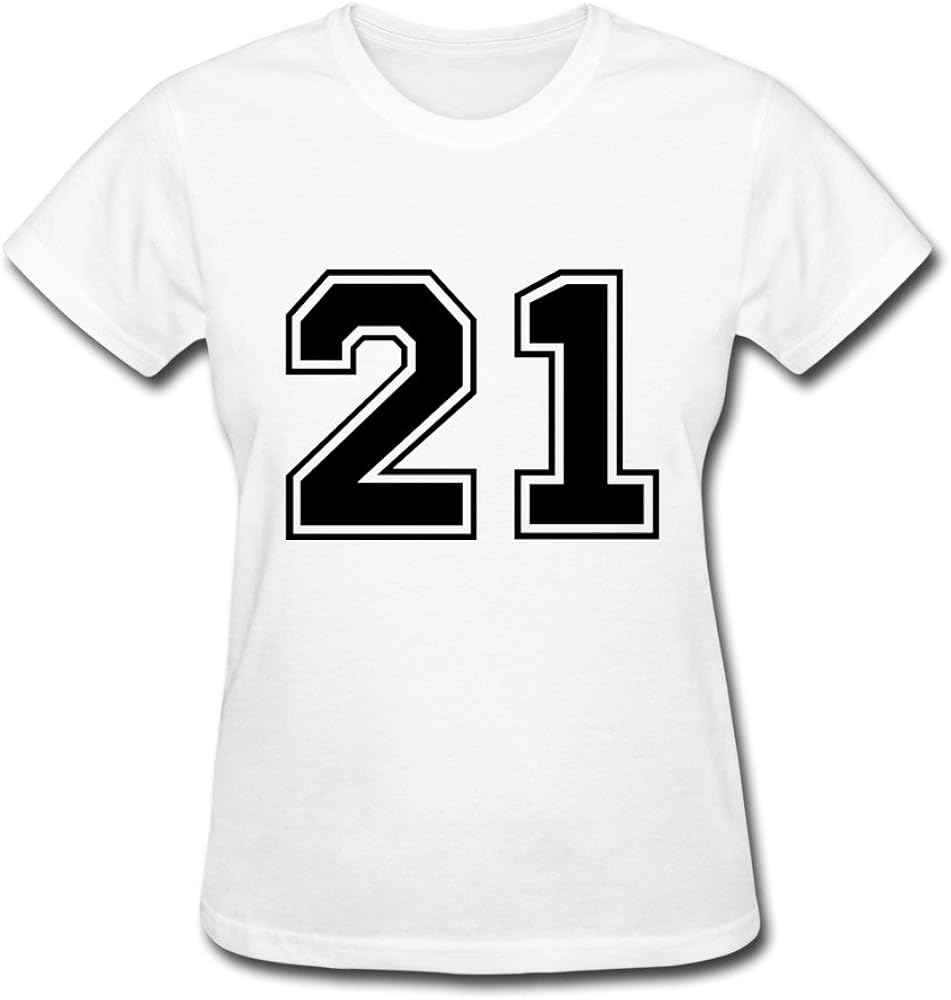 Number 21 T Shirt For Womens,Cool Tshirts Clothing