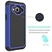 Galaxy J3 2016 Case,Galaxy J3V Case,Galaxy J3 6 Case,Galaxy Amp/Express Prime Case,Galaxy Sky/Sol Case,Asmart Shockproof Dual Layer Protective Cover Phone Case for Samsung Galaxy J3 V 2016 (Blue)