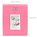 Ablus 128 Pockets Mini Photo Album - Fits for Fujifilm Instax Mini 11 Mini 9 Mini 8 Mini 90 Mini 25, Polaroid Snap PIC-300, Kodak Mini 3-Inch Film(Flamingo Pink)