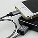 iPhone 7 Charger, 6.6ft Apple MFi Certified, Cambond 8 Pin Braided USB Lightning Cable Cord for iPhone 7 / 7 Plus, iPhone SE, iPhone 6s / 6s Plus / 6 / 6 Plus / 5s / 5c / 5, iPad Air, Mini ( Grey )